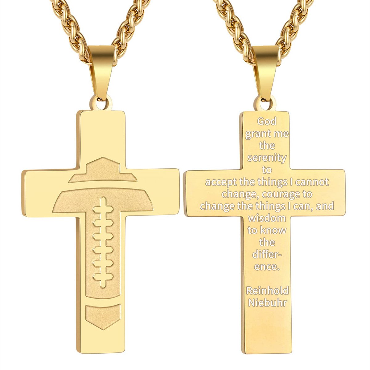 Olinaa® American Football Bible Pendant