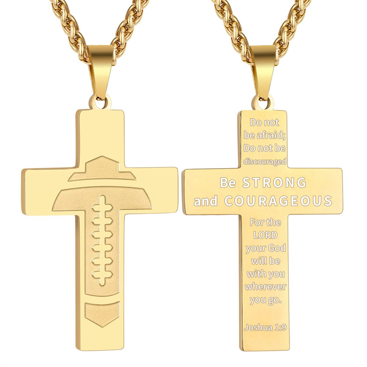Olinaa® American Football Bible Pendant