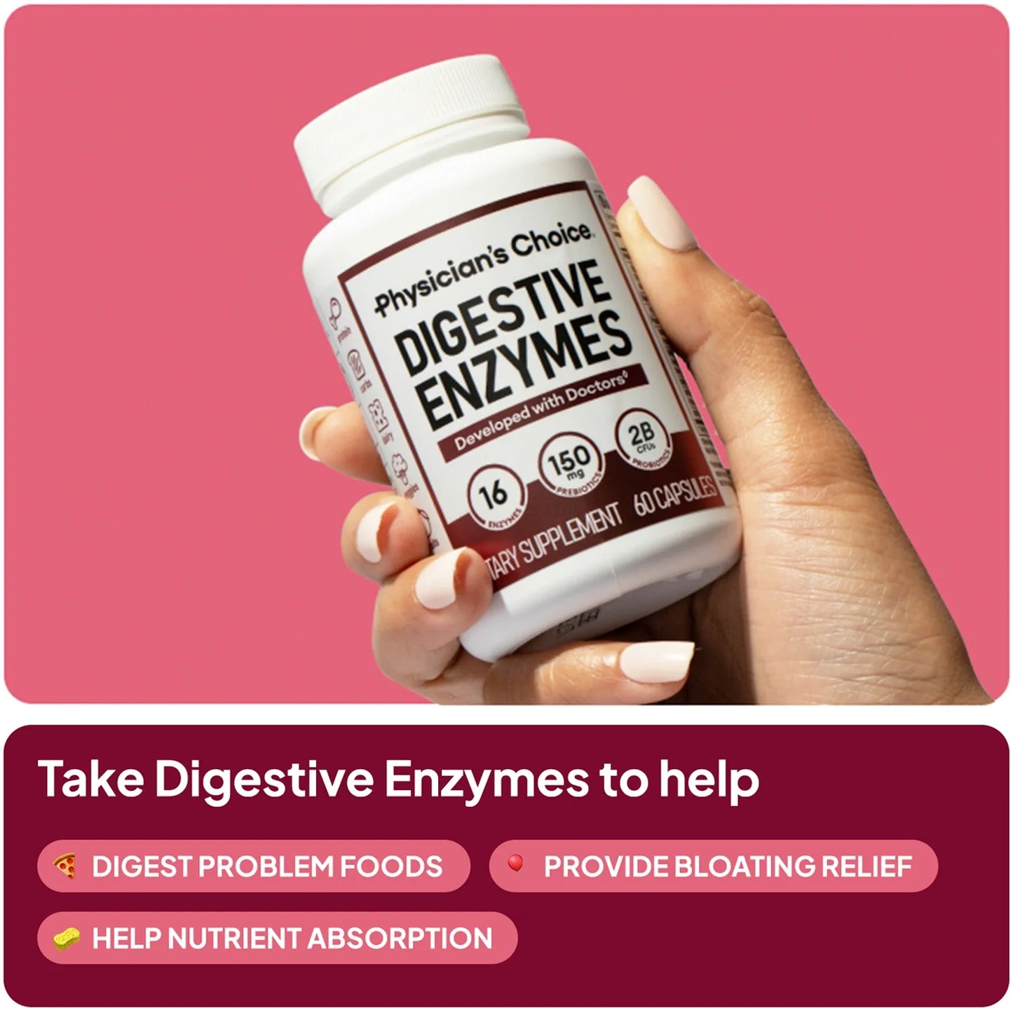 Physician's Choice - Digestive Enzymes and Probiotic Bundle