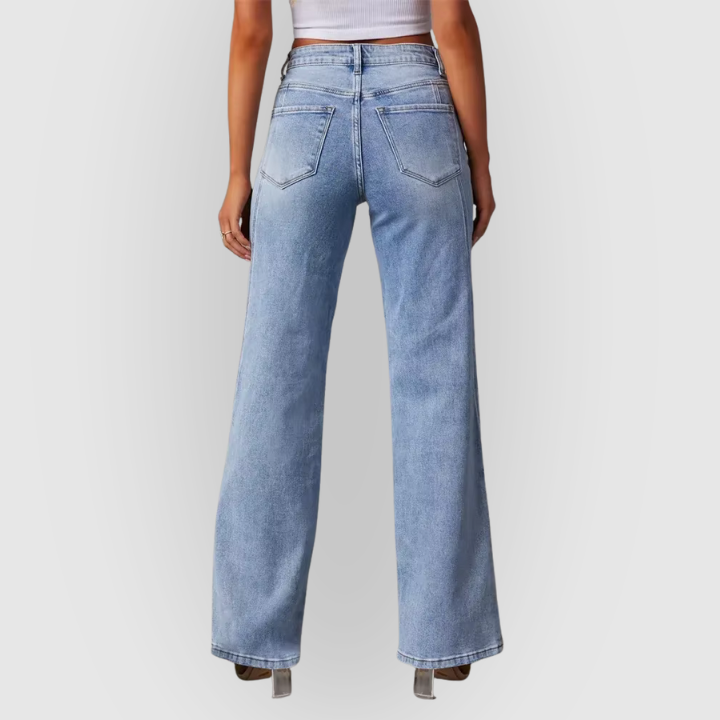 Ava | Classic High-Rise Wide Leg Jeans for Women