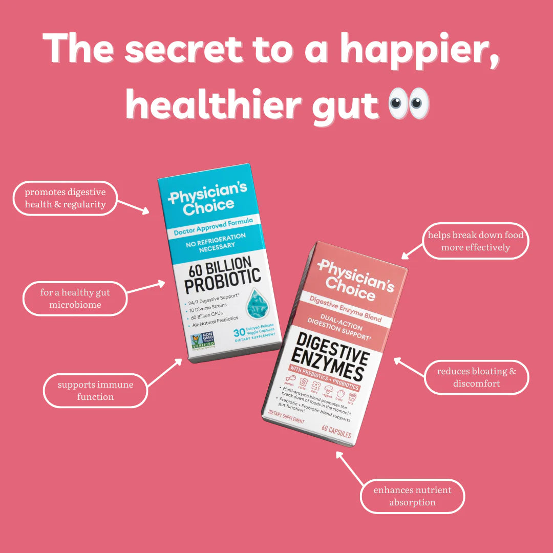 Physician's Choice - Digestive Enzymes and Probiotic Bundle