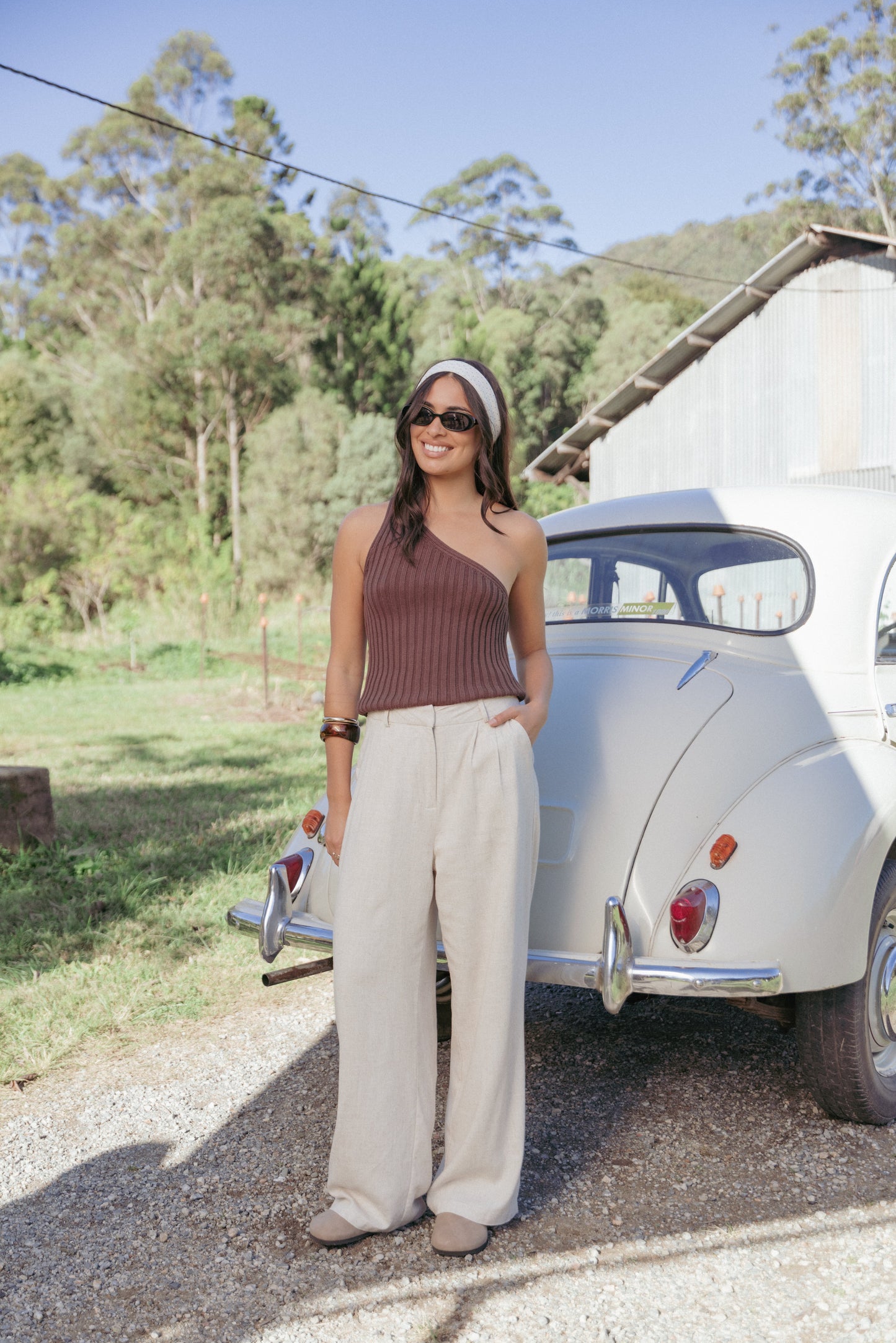 Ethan | Chic High Rise Linen Pants