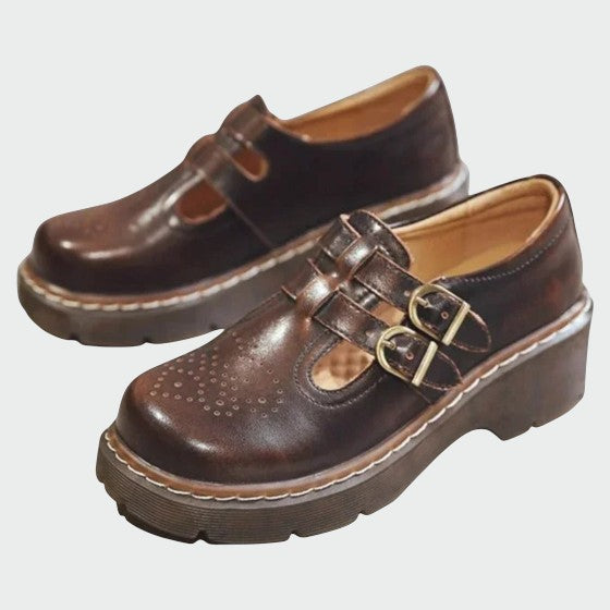 Olivia | Chic Two-Tone Mary Jane Women's Shoes