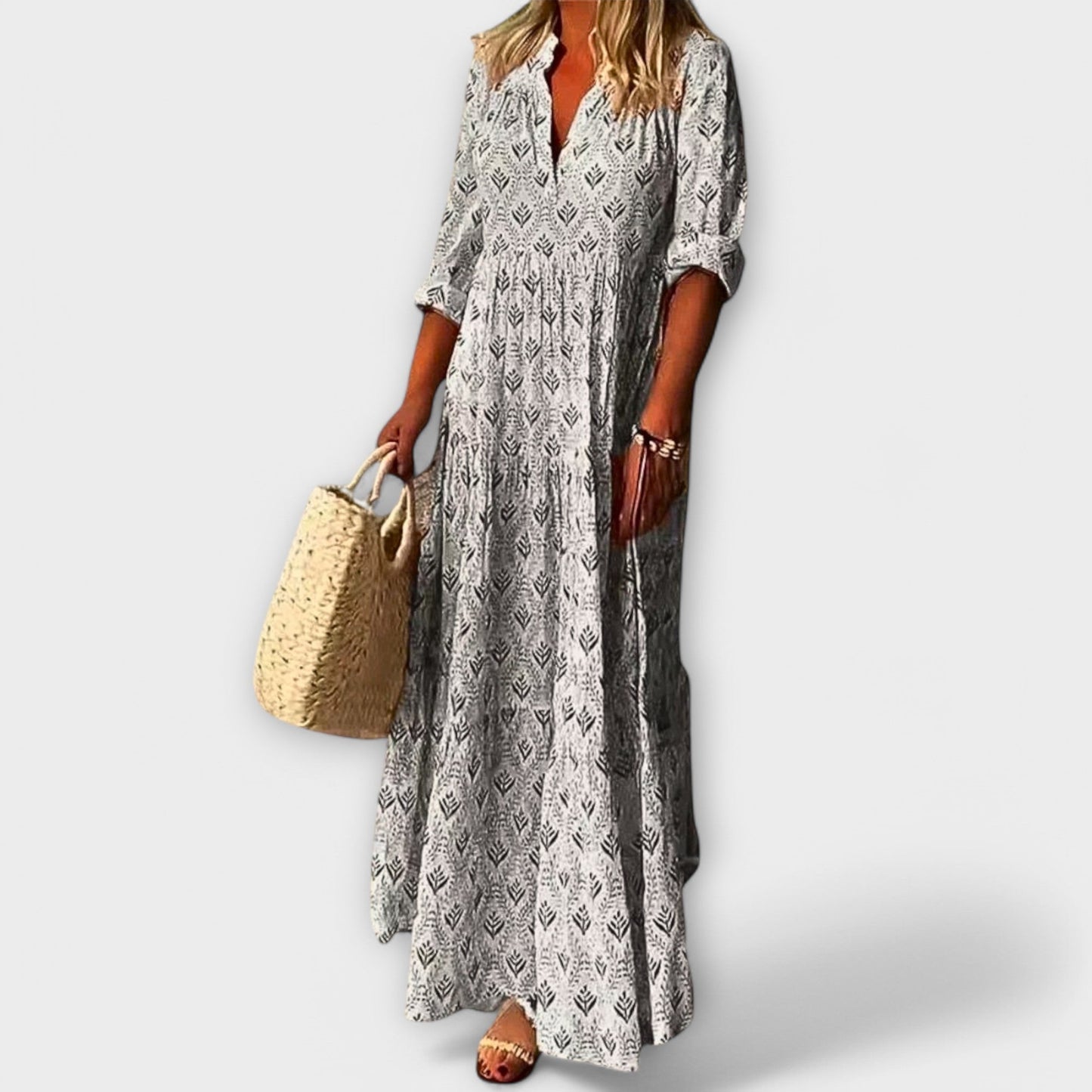 Sophie | Elegant Floral Maxi Dress for Women