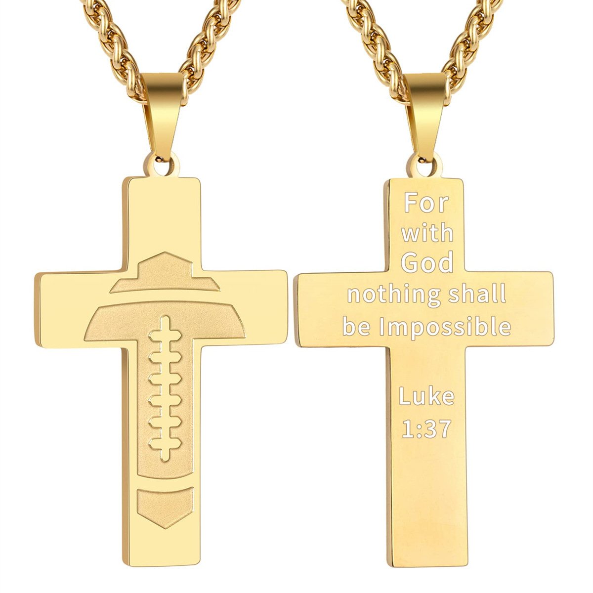 Olinaa® American Football Bible Pendant