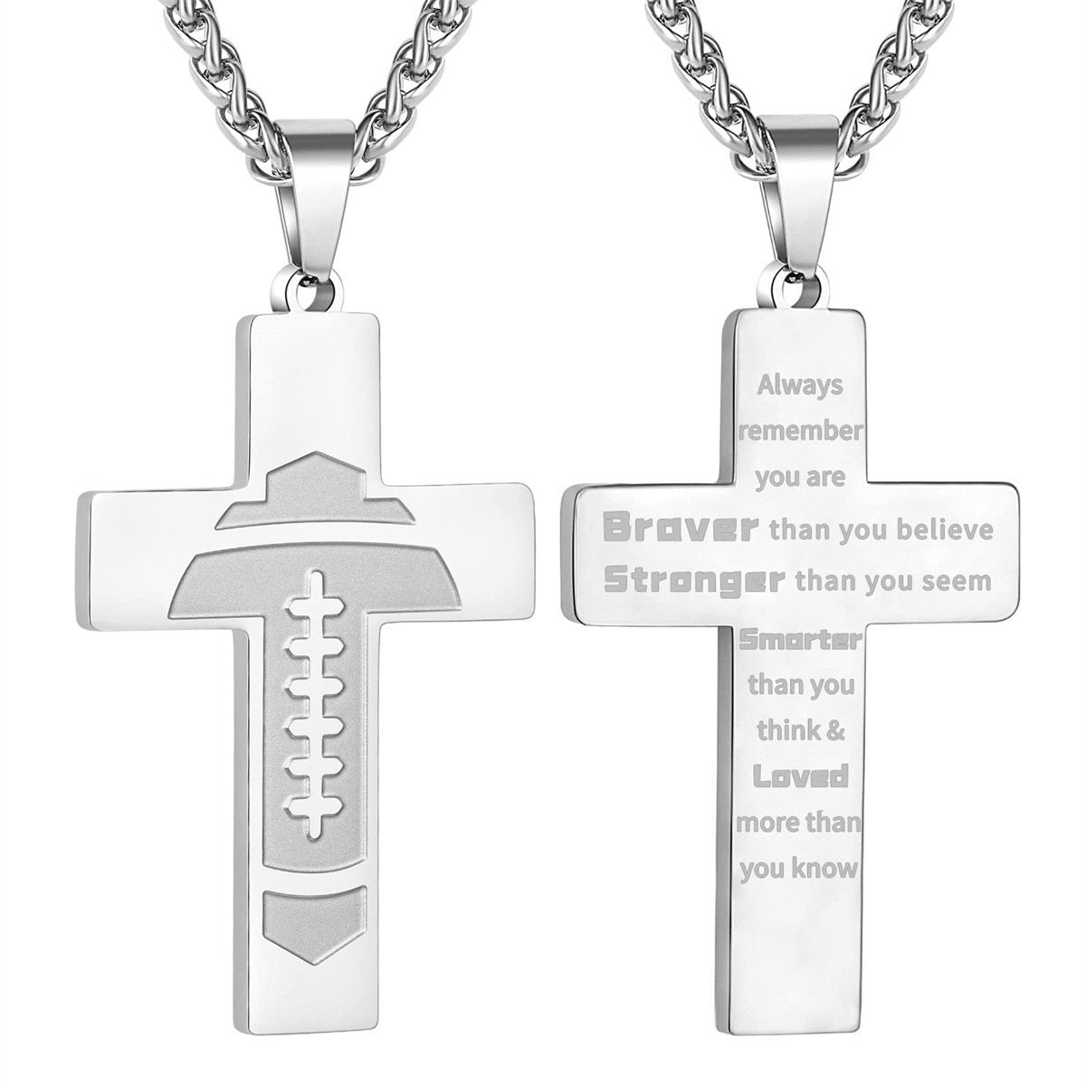 Olinaa® American Football Bible Pendant