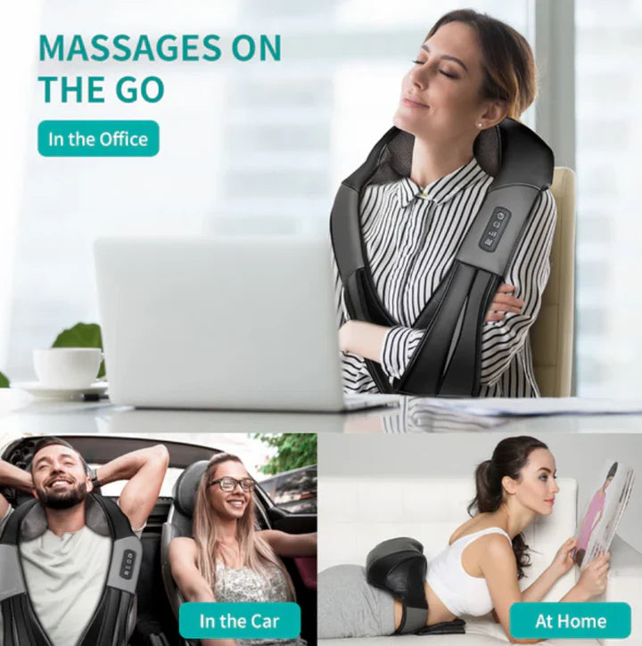Olinaa® Multifunctional Electric Back, Neck and Shoulder Massager