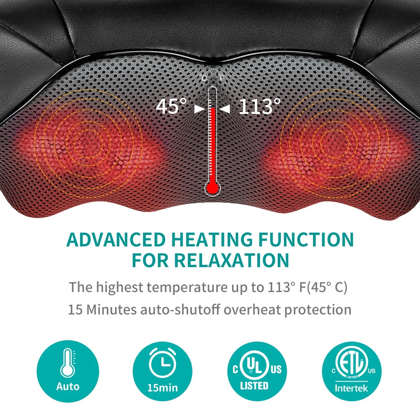 Olinaa® Multifunctional Electric Back, Neck and Shoulder Massager