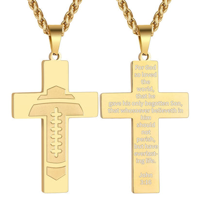 Olinaa® American Football Bible Pendant