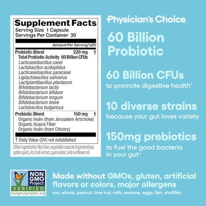 Physician's Choice - Digestive Enzymes and Probiotic Bundle