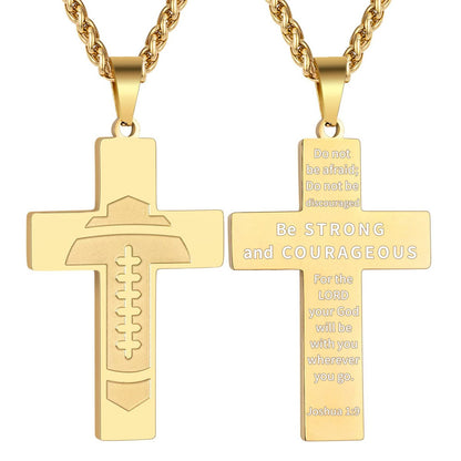 Olinaa® American Football Bible Pendant