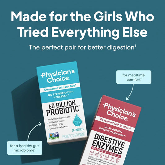 Physician's Choice - Digestive Enzymes and Probiotic Bundle