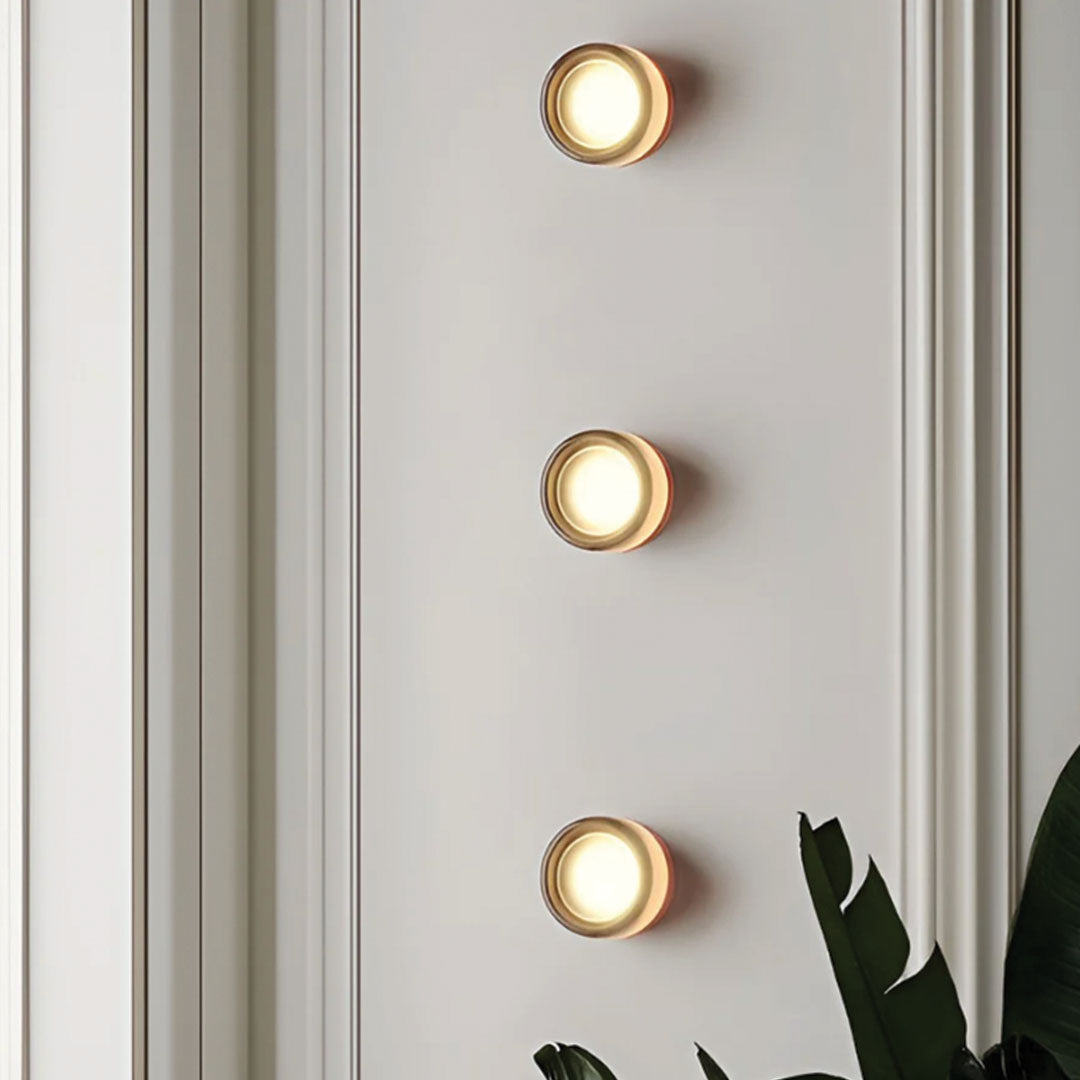 AuraLuxe | Elegant Modern Dimpled Wall Sconces for Stylish Interiors