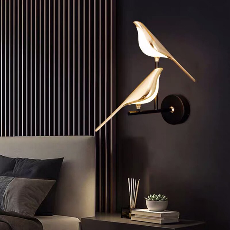 AviaryGlow | Elegant Nature-Inspired Wall Sconce Lighting Fixture