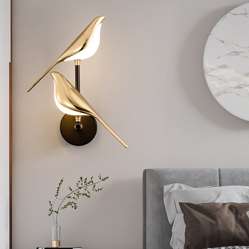 AviaryGlow | Elegant Nature-Inspired Wall Sconce Lighting Fixture