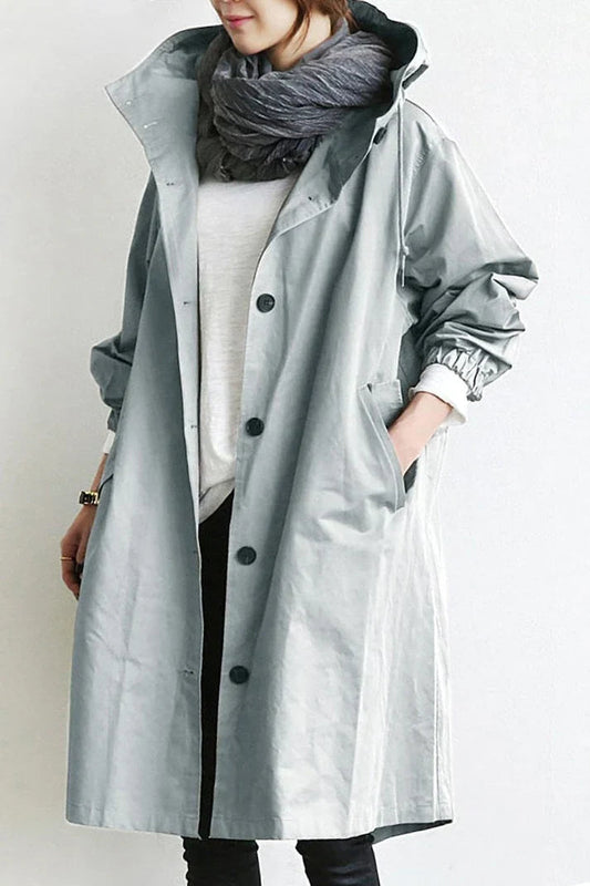 Amara | Chic Oversized Trench Coat for Women – Stylish and Relaxed