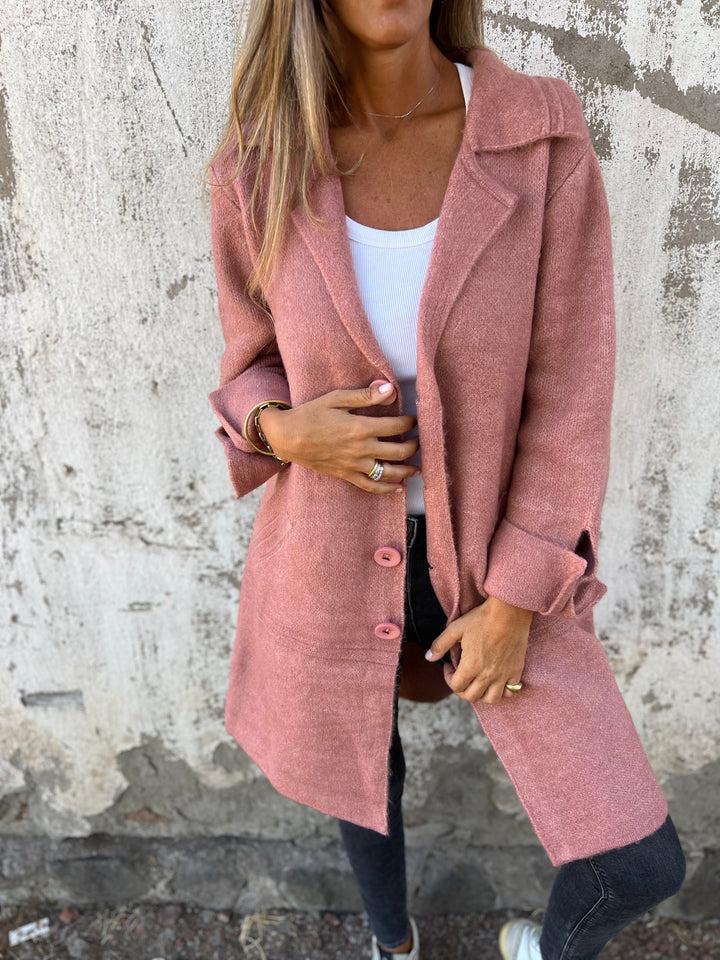Sabrina | Women's Wool Blend Long Coat with Timeless Elegant Style