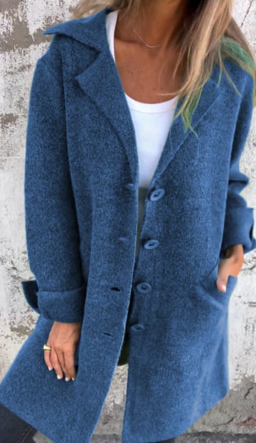 Sabrina | Women's Wool Blend Long Coat with Timeless Elegant Style