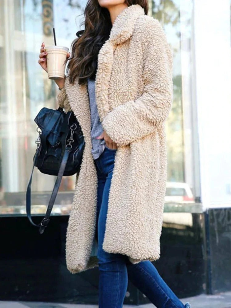 Miranda | Oversized Teddy Winter Coat for Women – Cozy and Stylish
