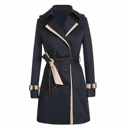 Gabriella | Elegant Women's Double-Breasted Trench Coat for Fall