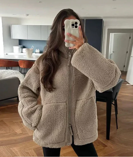 Jessalyn | Trendy Women's Cozy Jacket with Relaxed Oversized Fit