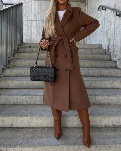 Delphine | Stylish Women's Wool Coat for Cozy and Chic Winter Wear