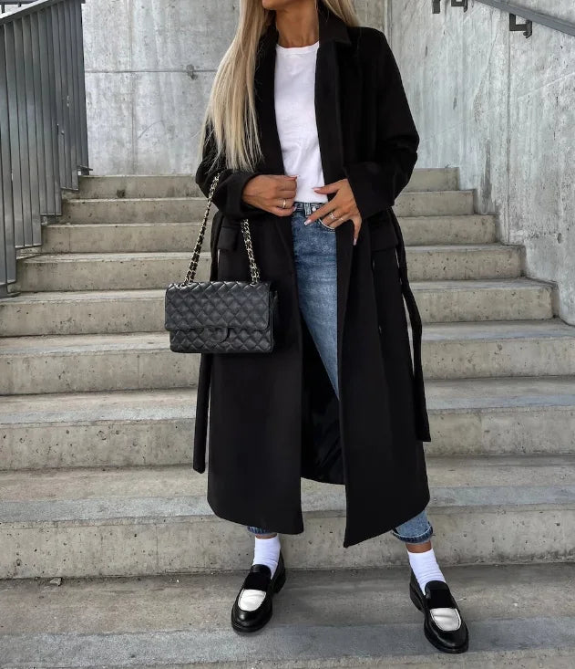 Delphine | Stylish Women's Wool Coat for Cozy and Chic Winter Wear