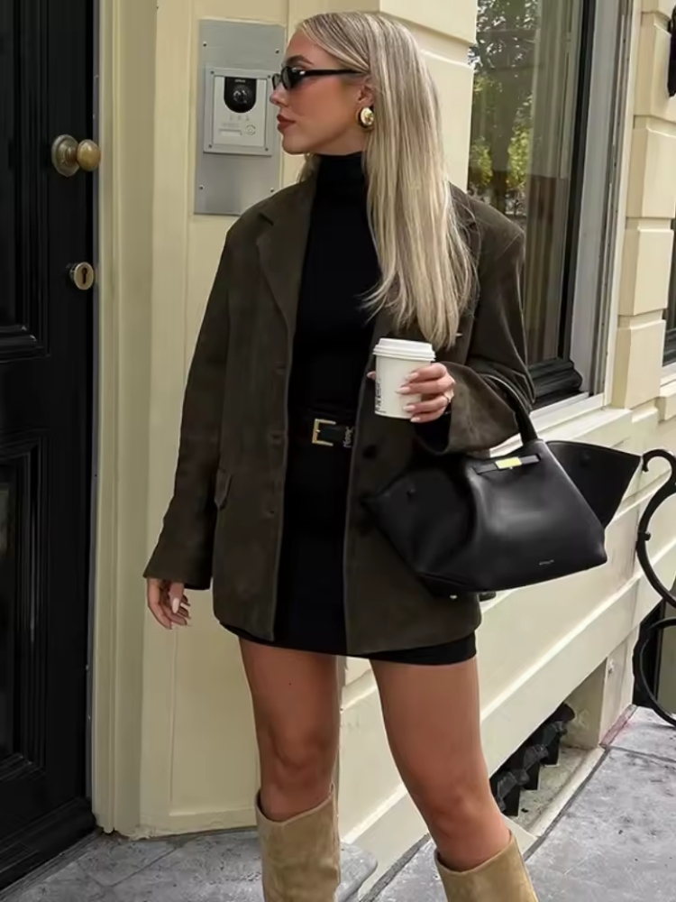 Freesia | Women's Oversized Winter Coat with Cozy Warm Lining