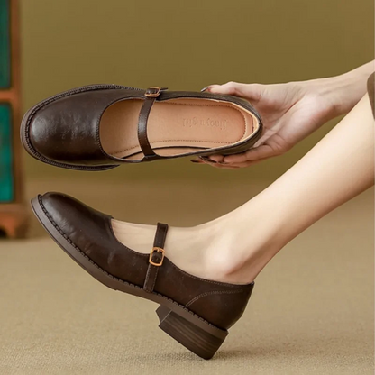 Emma | Stylish Soft Leather Mary Janes