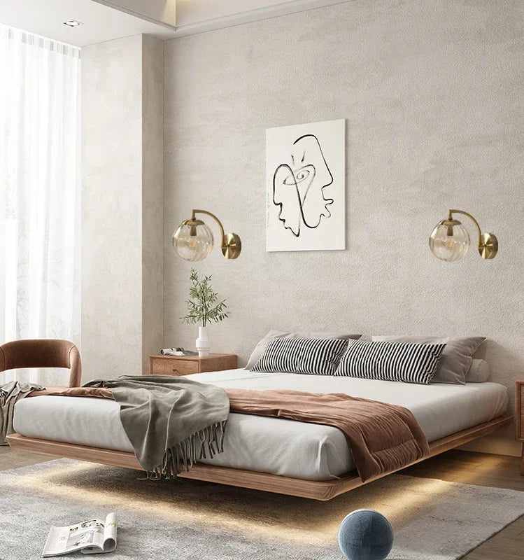 LumenGlass | Elegant Modern Sconce Light for Ambient Wall Lighting