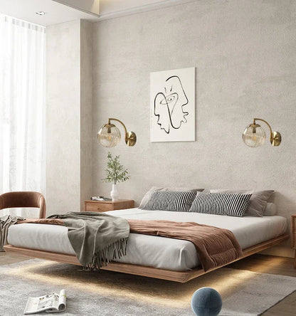 LumenGlass | Elegant Modern Sconce Light for Ambient Wall Lighting