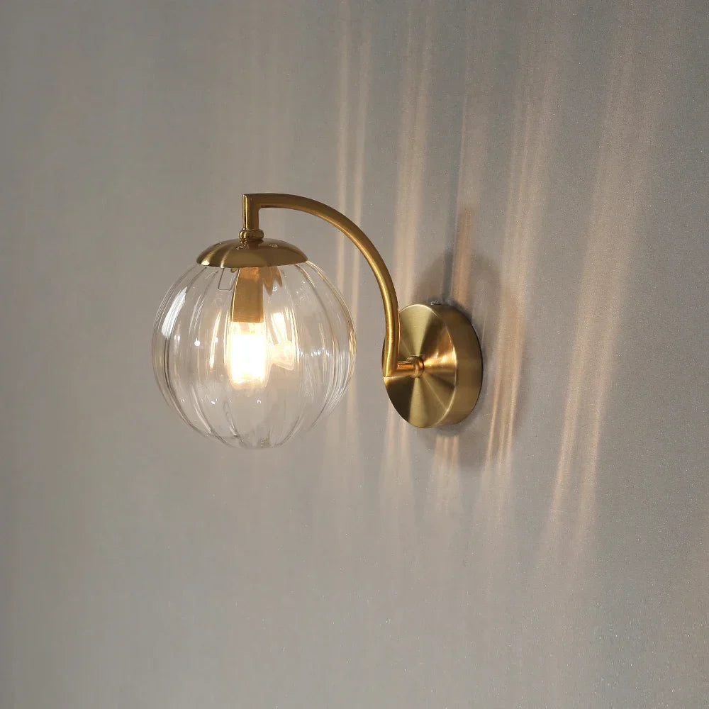 LumenGlass | Elegant Modern Sconce Light for Ambient Wall Lighting