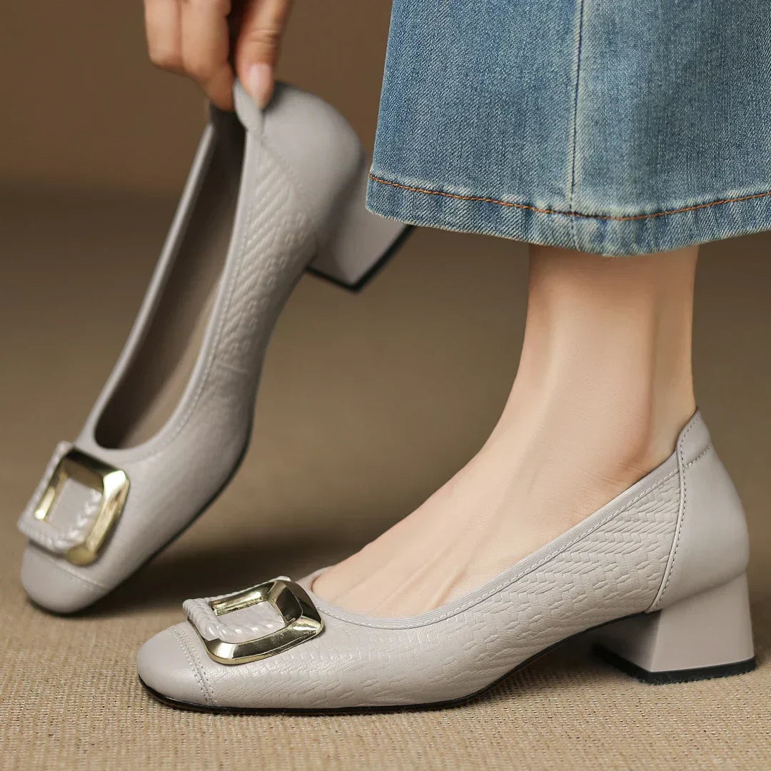 Mia | Classic Elegant Comfort Heels