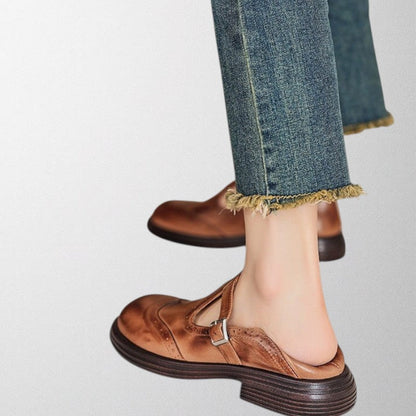 Mia | Stylish Elegant Leather Shoes