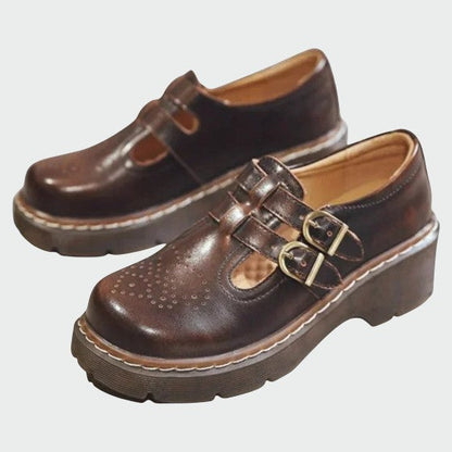 Olivia | Chic Two-Tone Mary Jane Women's Shoes