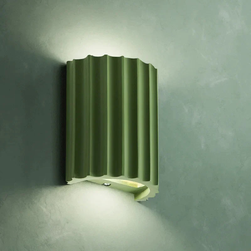 ResinGlow | Elegant Modern LED Wall Light Fixture