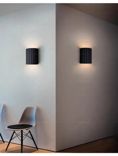 ResinGlow | Elegant Modern LED Wall Light Fixture